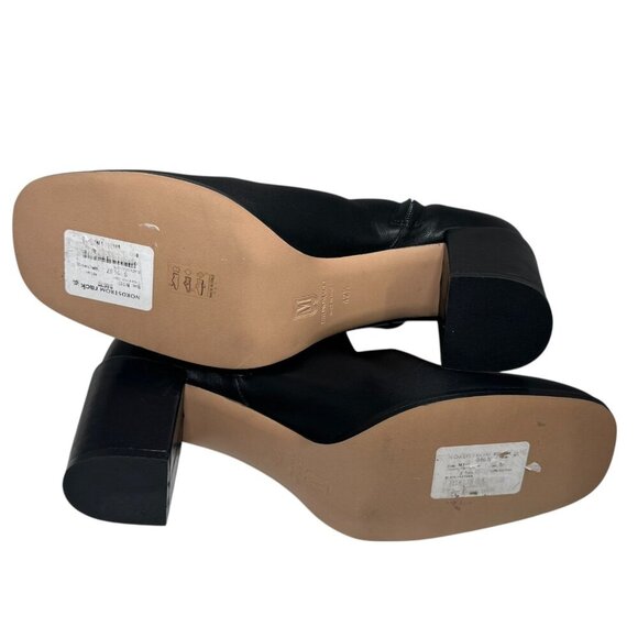 Bruno Magli Fenice Black Leather Square Toe Side Zip Boot US 11, 42.5 New $495 - Picture 7 of 8